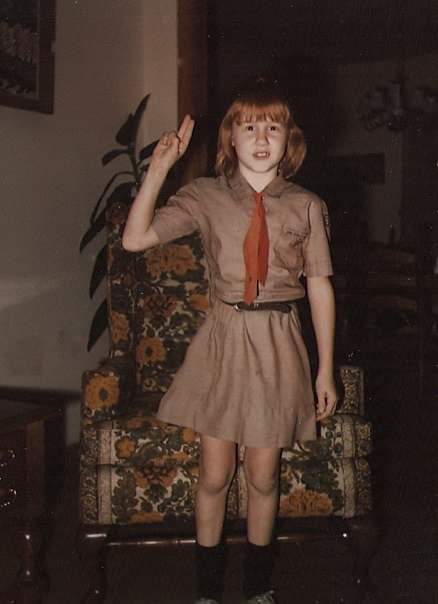 This is called the Brownie Hobo look... #AwkwardChildhoodPhotos 