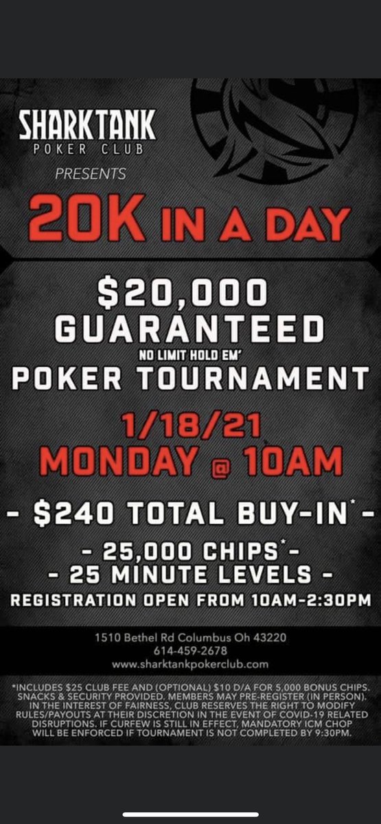 MLK Day Tourney! Gonna be huge!