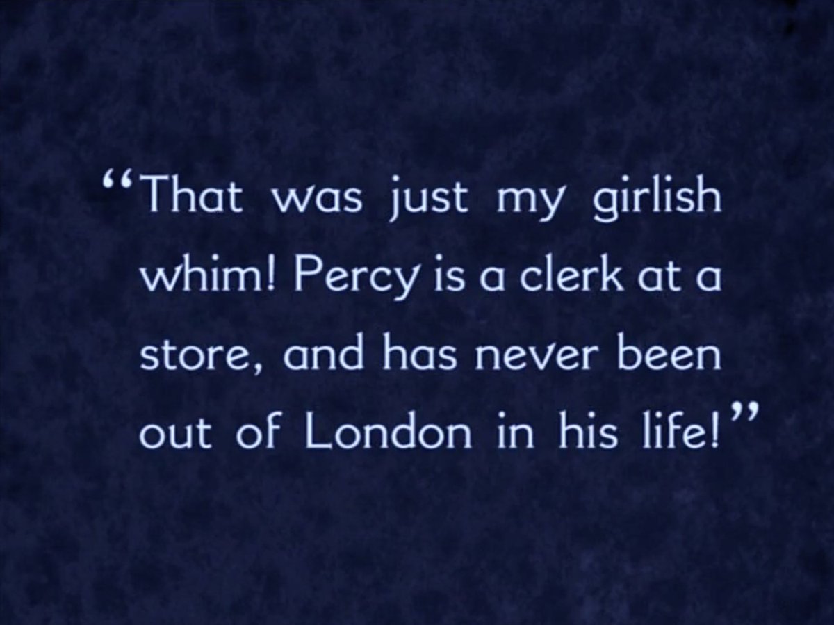 Turns out, Gladys is more interested in men who soley exist within the M25