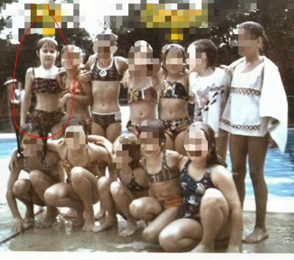 Pool party! Yup. Still awkward. #AwkwardChildhoodPhotos