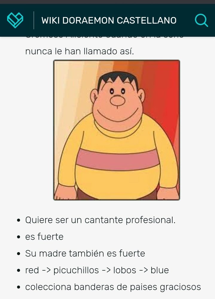 Gonspliters's tweet photo. Estábamos discutiendo si el nombre de Takeshi de Doraemon es gigante o gorila y hemos encontrado esto en la wiki https://t.co/DSpLH6hCFm
