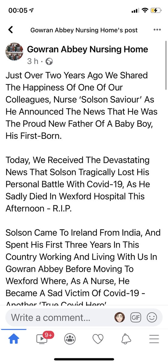 NursepollyRgn's tweet photo. Another nurse gone #Solson π #Covid_19ireland https://t.co/Q6wwpkpiim