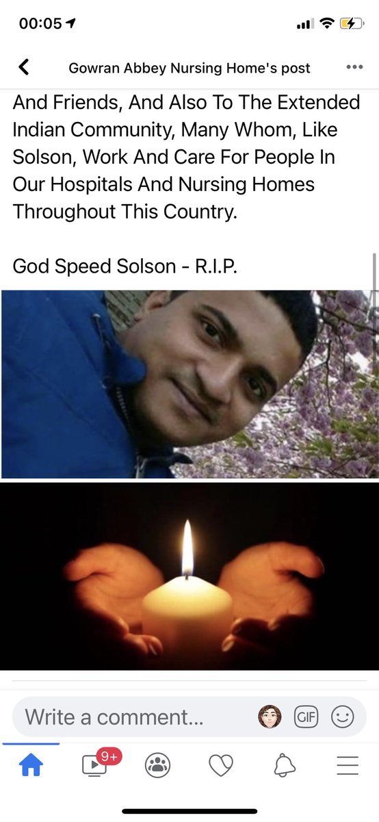 NursepollyRgn's tweet photo. Another nurse gone #Solson π #Covid_19ireland https://t.co/Q6wwpkpiim
