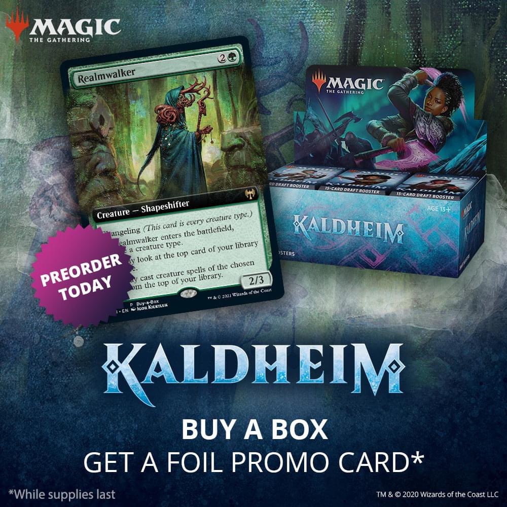 SGGameCenter's tweet photo. Pre-order Kaldheim today! https://t.co/iWKJQFwDod
