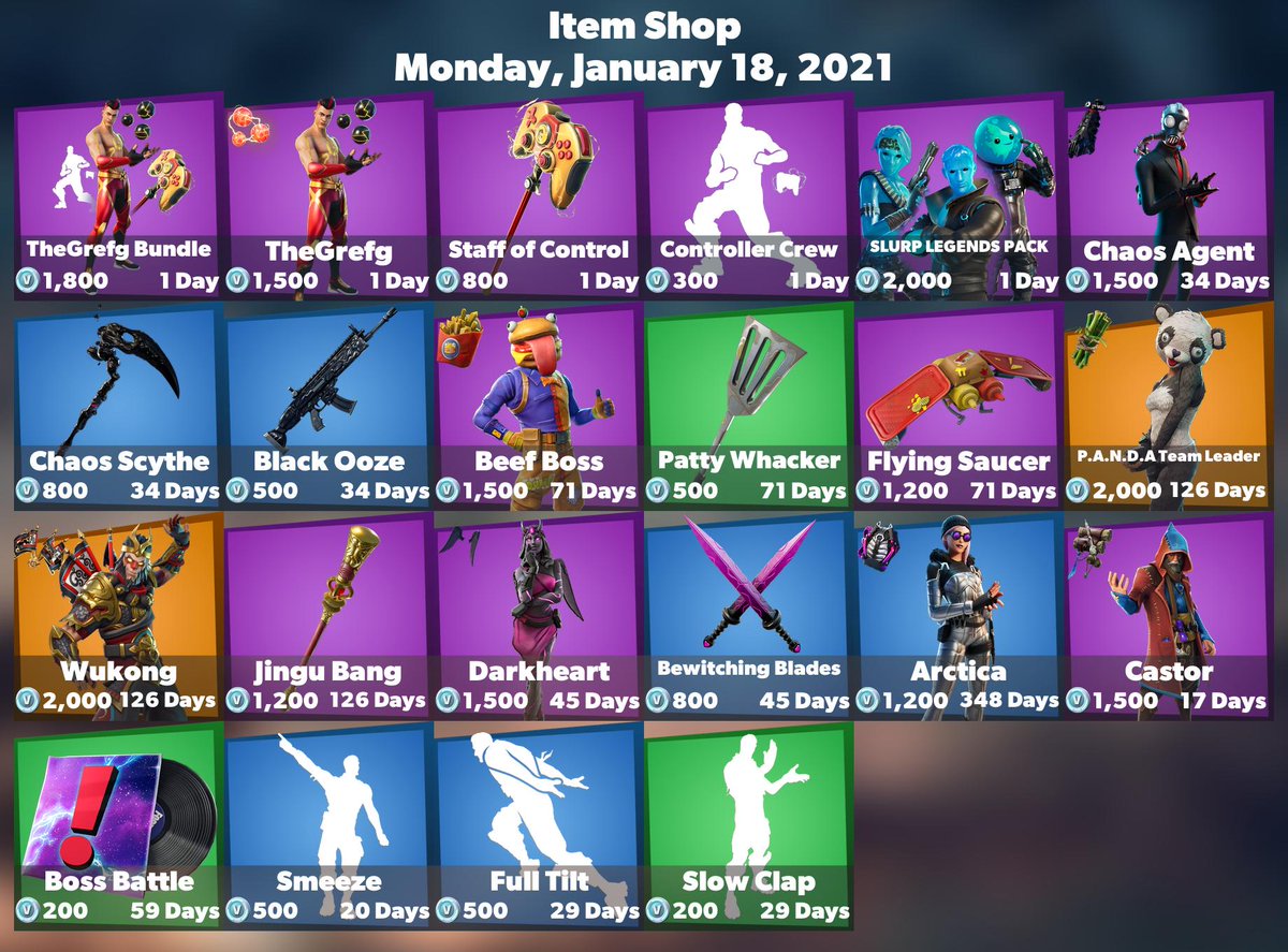 Ifiremonkey On Twitter Fortnite Item Shop Monday January 18 2021 Fun Fact There Is No Fact Use Code Firemonkey To Support Me Epicpartner Https T Co Fvzuvgibch Twitter