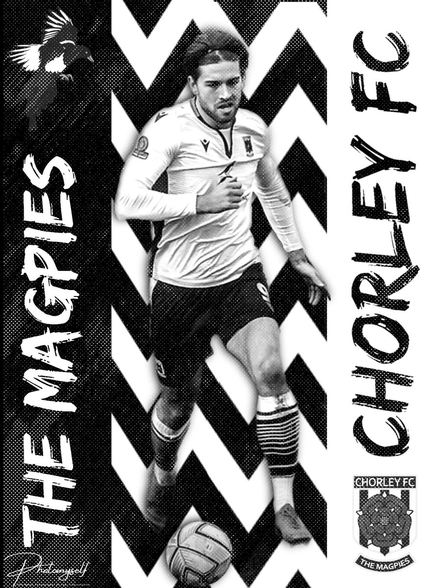 Photomyself's tweet photo. Best of luck in advance to @chorleyfc for the FA Cup 4th round tie v @Wolves, Credit & thanks to @StefWillo for photo source to enable myself to create these custom images. @EmiratesFACup #photomyself #chorleyfc #magpies #themagpies #customedit #FACup #FACup4thround https://t.co/zEmn4CiBVu