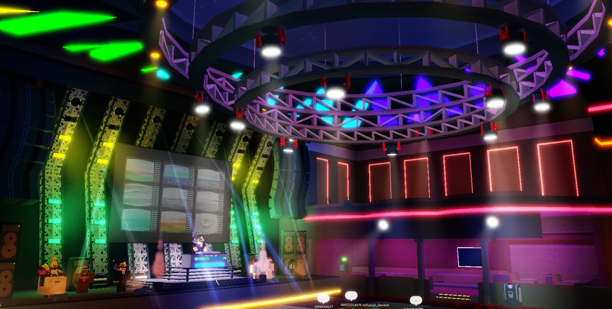 LifeOnRoblox's tweet photo. 1/28/2021 #VehicleSimulator X #Hypersky
Featuring music from a variety of indie and up and coming artists!
In the first picture, we have the Country stage 🐣
Next, we have the Rock and Roll stage 🤘
Finally, we have Club Volt 🕺💃
More details soon...
#Roblox #Music #Metaverse https://t.co/GBBiQB3r7P
