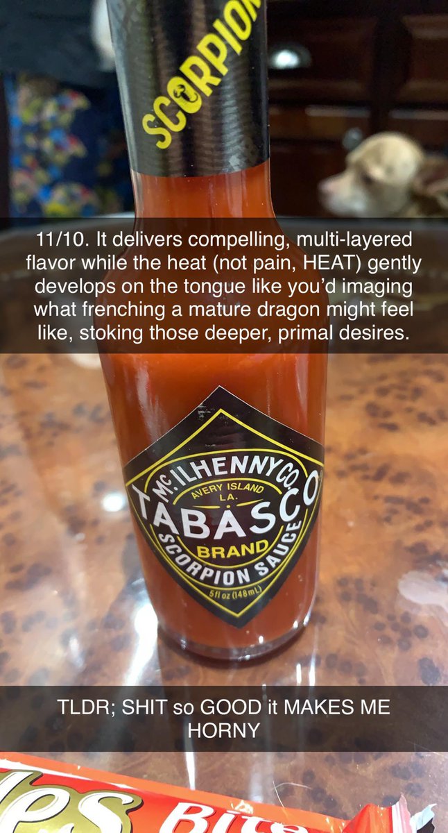 woxyd_com's tweet photo. That stuff is actually very very good. They absolutely nailed the recipe. Idk. Nothing wrong with an honest review  #cringe #cringepics

https://t.co/5QTRdPGJJQ https://t.co/1C9Og06Hm9