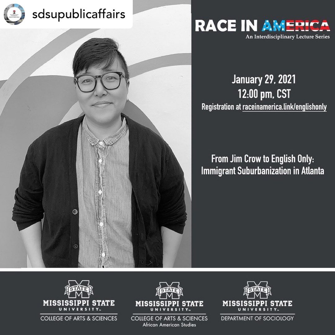 SDSUFirstGen's tweet photo. Check out first-gen professor Dr. AJ Kimโs upcoming event! #sdsufirstgenfaculty #sdsufirstgen https://t.co/50bZCBHM2t