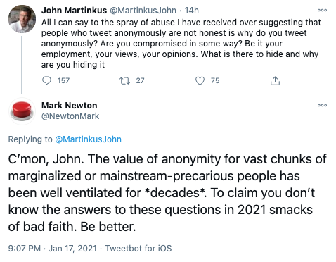 So  @MartinkusJohn claims he's learned some things here, which is good and admirable, and means we shouldn't see any more of this from him. /1