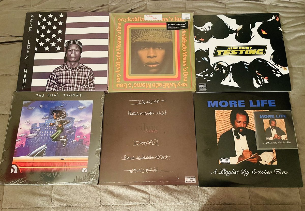 A$AP Rocky: Live. Love. ASAPA$AP Rocky: TESTING Erykah Badu: Mama’s GunIsaiah Rashed: The Sun's Tirade Isaiah Rashed: Cilvia DemoDrake - More Life/CD