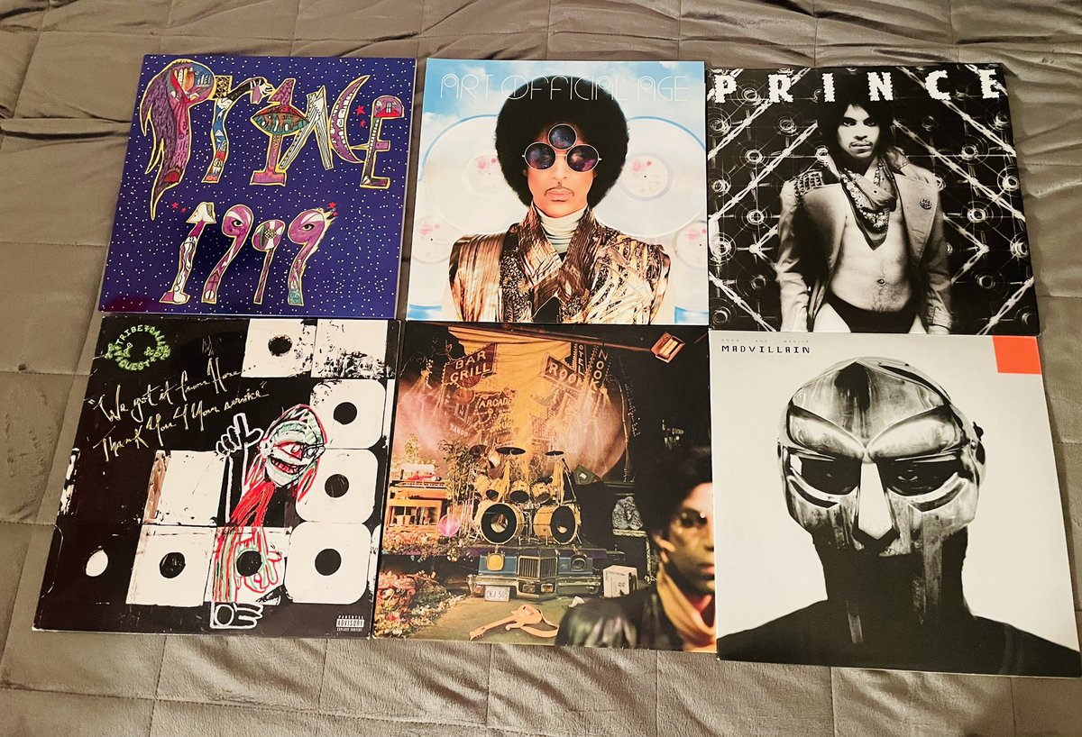 Prince: 1999Prince: Sign "☮︎" the TimesPrince: Dirty MindATCQ: We Got It from Here... Thank You 4 Your ServiceMadvillain: Madvillainy
