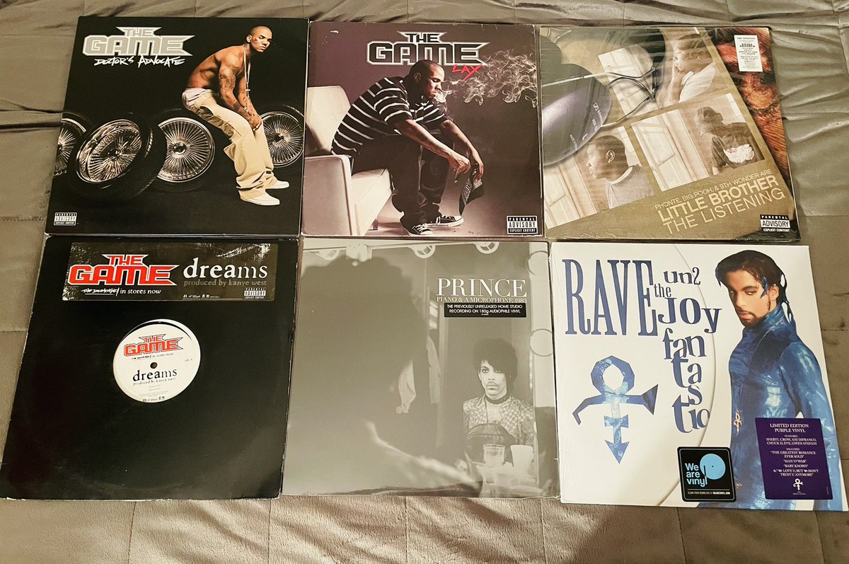 The Game: Doctors Advocate The Game: LAXThe Game: Dreams SingleLittle Brother: The Listening Prince: Piano and a Microphone 1983Prince: Rave Un2 the Joy Fantastic