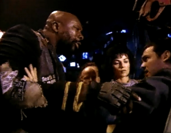 JOHNNY MNEMONIC had its own interactive movie gameInstead of Ice-T, it had Isaac Hayes & the late Julie StrainThe sets were by the designer of DELICATESSEN (1991)& the music was by DevoIn many ways an upgrade of the film,Except it was a lousy as a game.