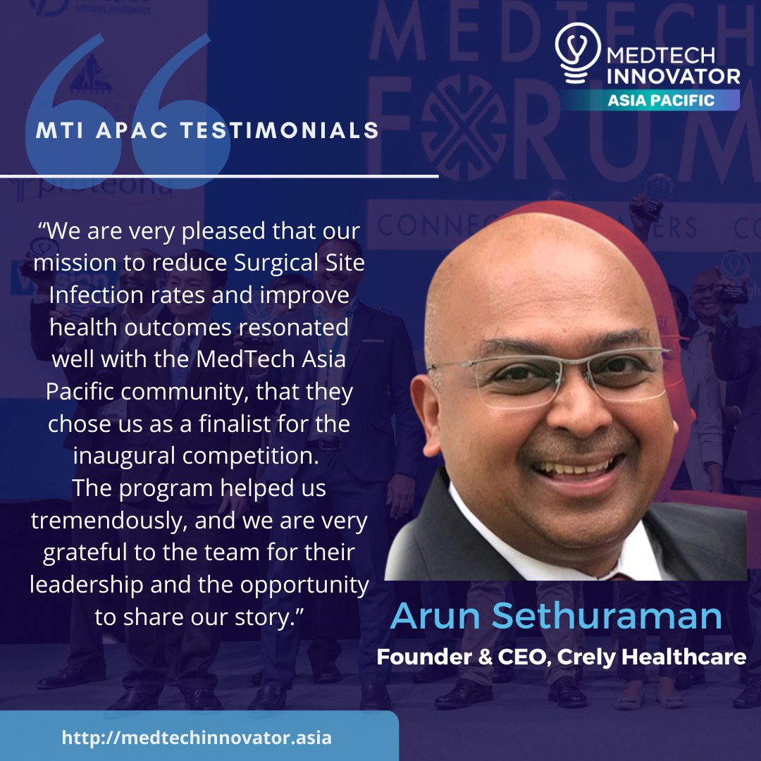 MedTechAwards's tweet photo. We invite #medtech startups to apply for our APAC 2021 Accelerator Program. Applications are open now till 31 January, sign up at: https://t.co/Douqe9O9HC
#medtechinnovator #mtiapac #mtiapac2021 #acceleratorprograms #medtech #startup #Startups #MedicalProducts #MedicalInnovation https://t.co/FRcLPVYdlH
