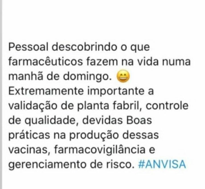crisjooh's tweet photo. #Anvisa #farmaceuticos #controledequalidade https://t.co/UE3OuLmmz6