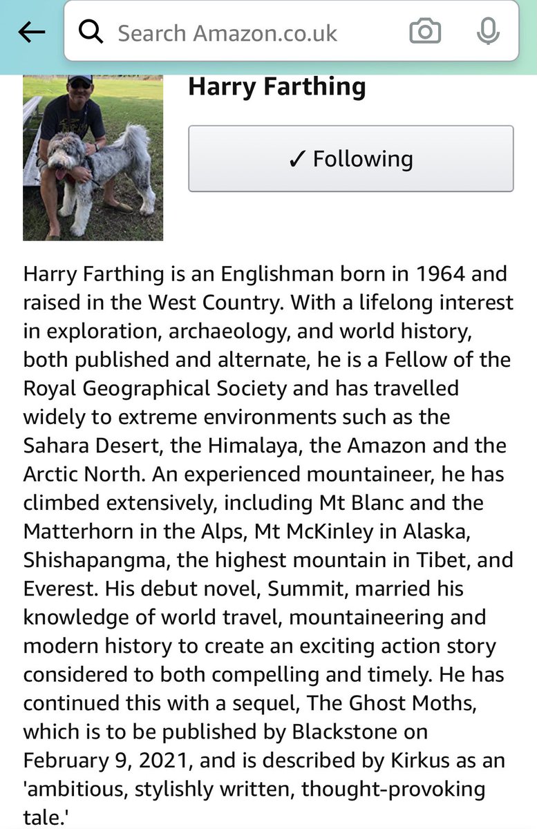 ukfenway's tweet photo. Recommend new #GhostMoths book by @HarryFarthing1 via #Amazon. Historical fiction novel on #Tibet intrigue with the next @DalaiLama https://t.co/WWVHw3wg0Q https://t.co/QjNpsZAFB1