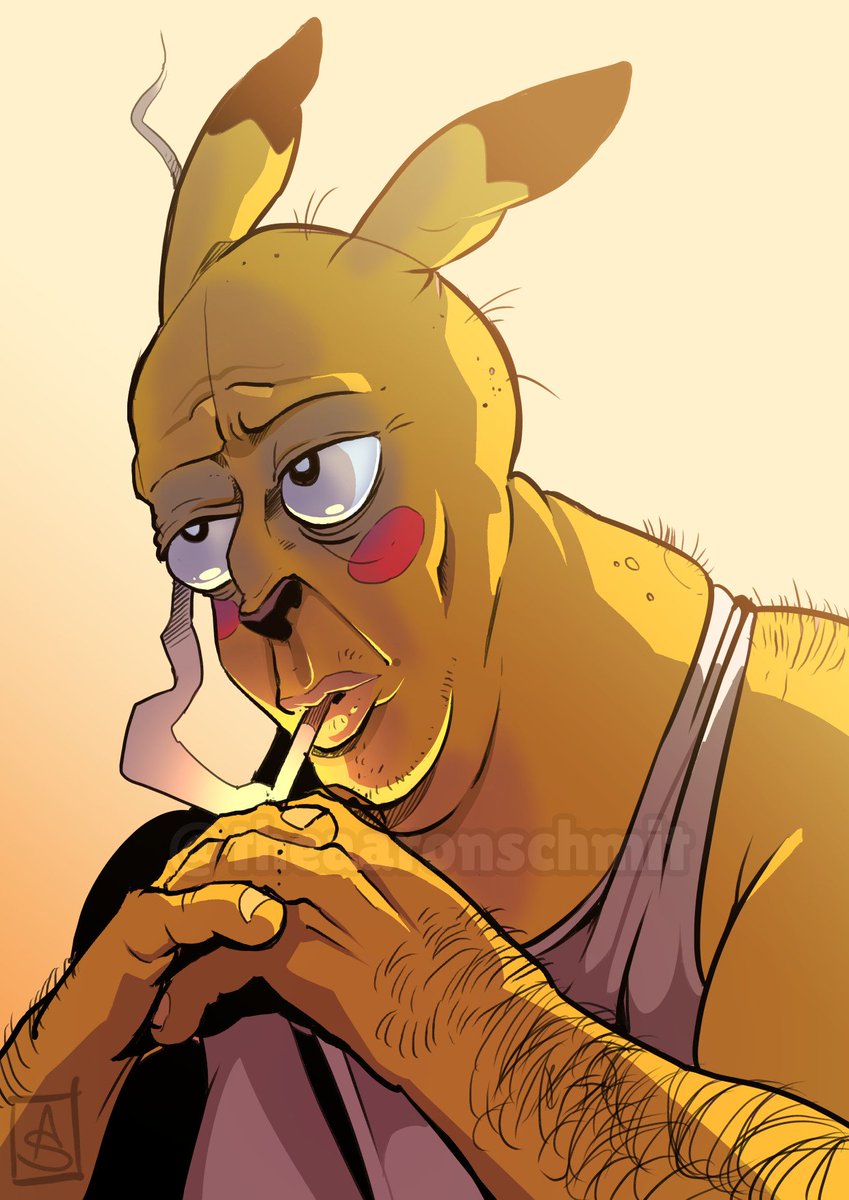 Tired Pikachu ?? #Pokemon #Pokemon25 