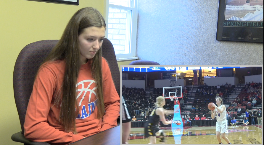 Channel1450com's tweet photo. Live Rewind: Caroline Jachino Talks Pleasant Plains' State Semifinal Game Against Riverdale:
@cwj2001 
https://t.co/L47bHtiRSE https://t.co/DXFbKlDPn2