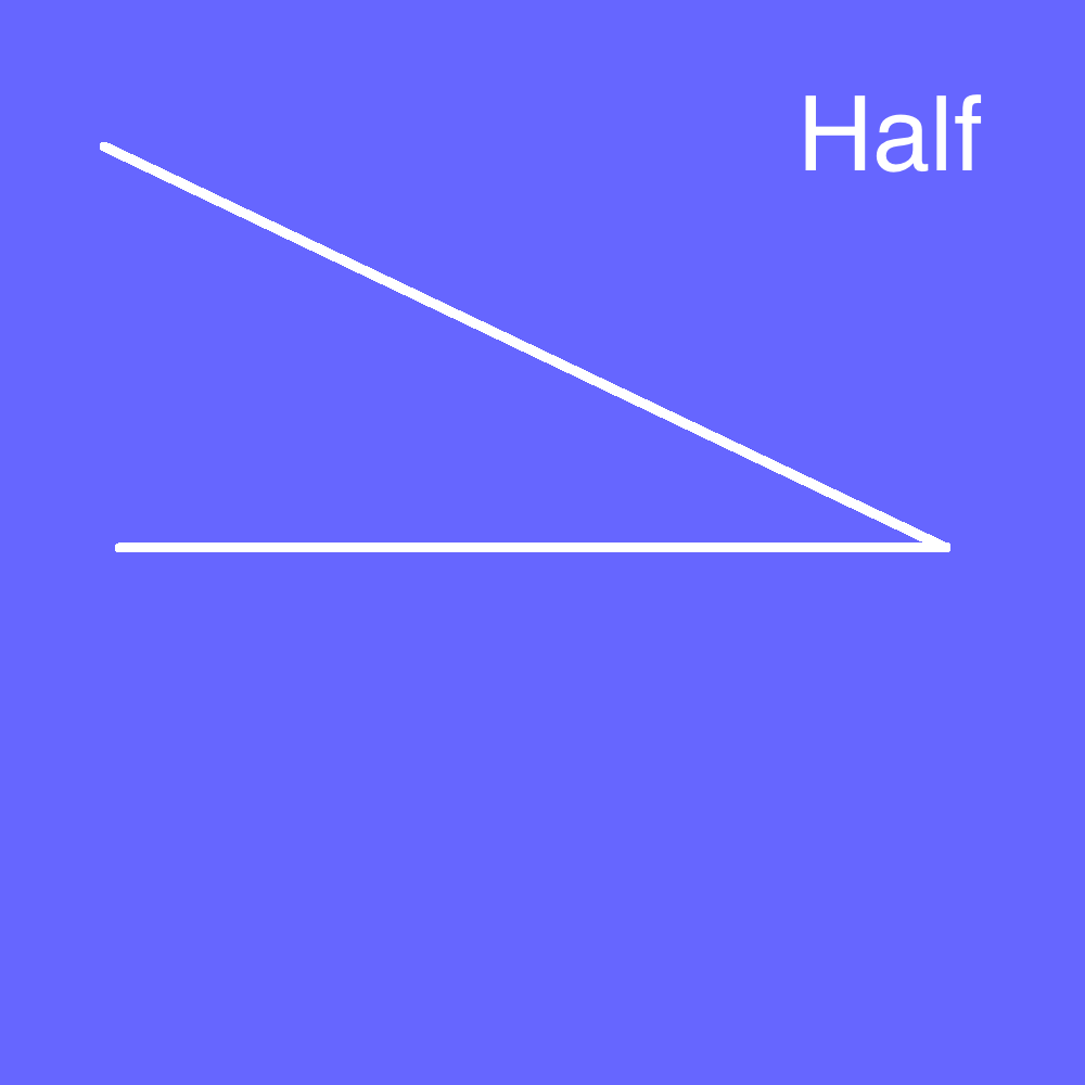 let's start with halves. why are they called halves? well...simply because they're halves of wholes.