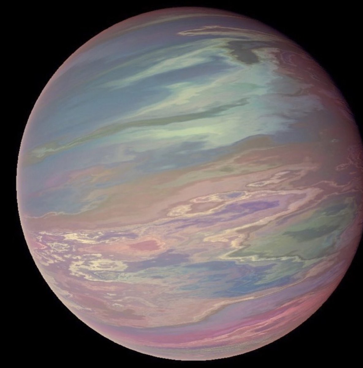 dumplingvmin's tweet photo. NASA just discovered a new planet, and it kinda resembles a little from bts world......😳 https://t.co/HLK4Zlk3d5