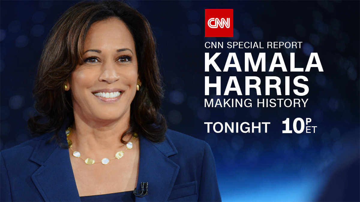 CNN's tweet photo. Vice President-elect Kamala Harris shares personal stories with Abby Phillip. CNN Special Report – Kamala Harris – Making History airs tonight at 10 p.m. ET https://t.co/HGdcRUaEnx