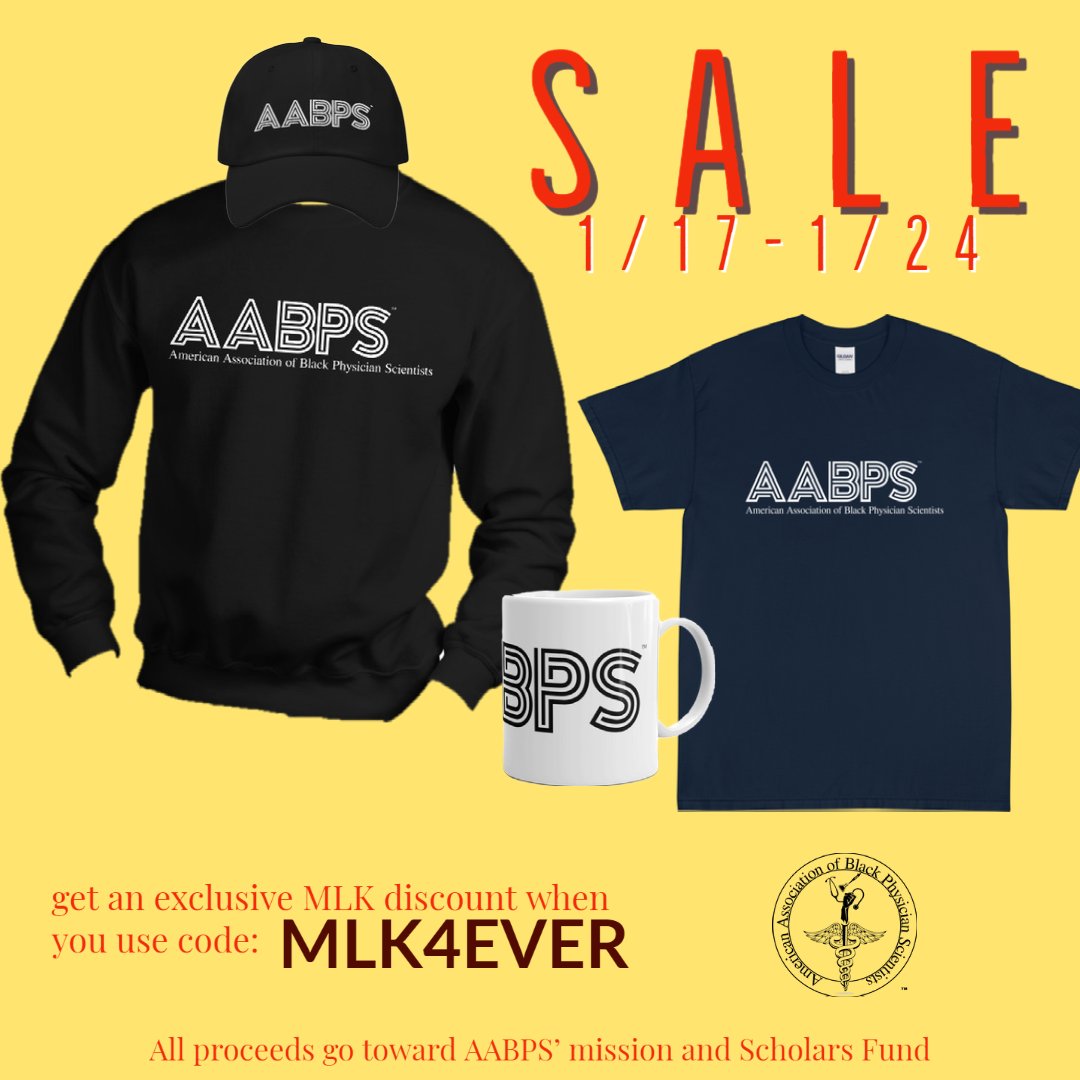 AABlackPS's tweet photo. Help us build and continue creating opportunities for our students. Get your #AABPS swag by heading over to our website and checking out our MLK sale. Link in the bio. #aablackps #mlk #premedtwitter #aabps #support #swag #presale #mudphud #mstp #mdphd #bmim #wmim https://t.co/TxI8jkOGbX
