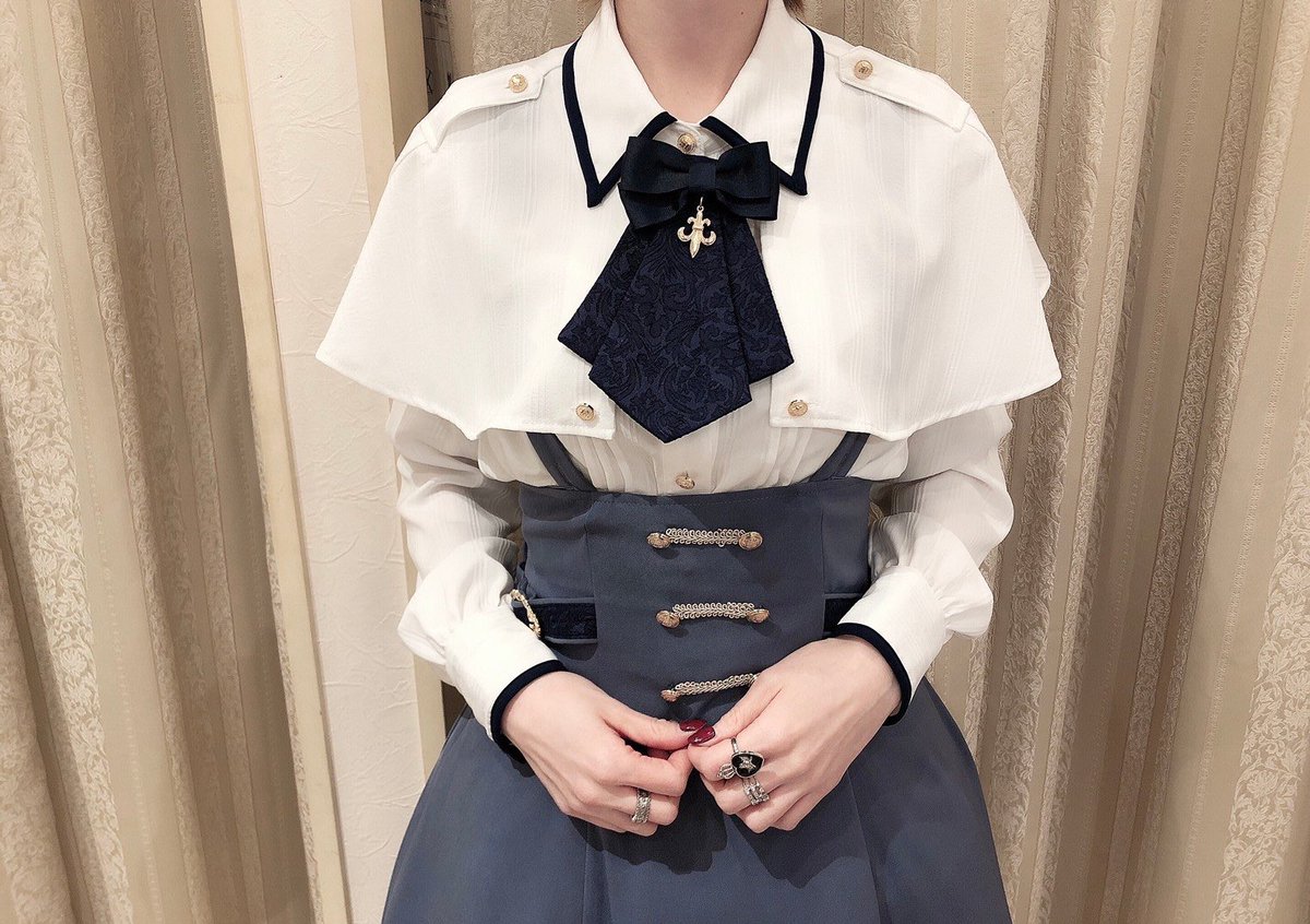 AmavelブラウスxGalaxy Redeemerスカート＆ケープ【グリーン】