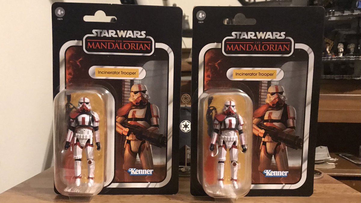 #StarWars #TheMandalorian #stormtrooper #incineratortrooper #hasbro #kenner #mailcall #actionfigures #backTVC #save375 #fightfortvc #moffgideon #Grogu 

Just arrived! I good conditions too!