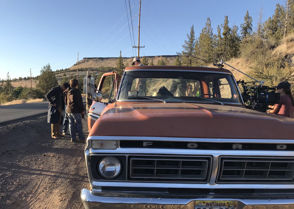 oregon desert BTS from the road trip scenes in Part II!