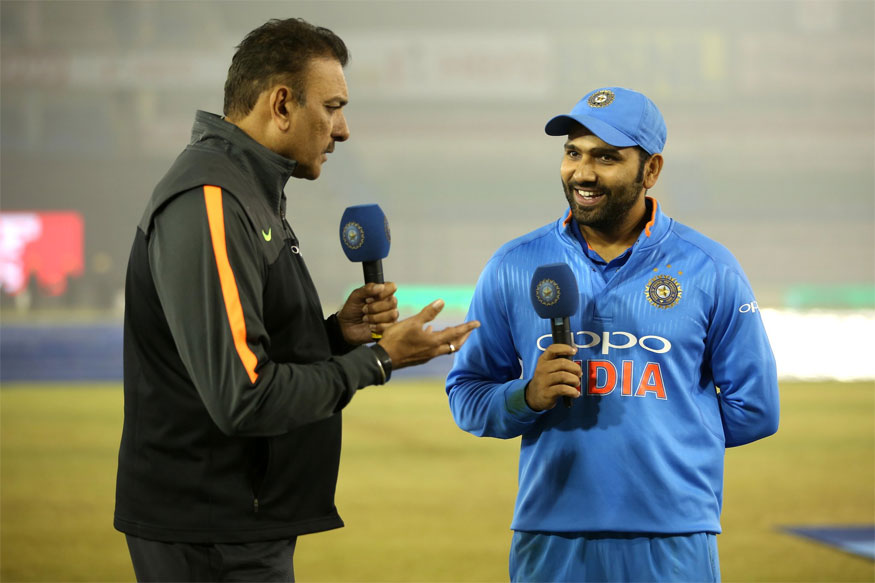 Don't Change the Channel When Rohit Sharma comes out to bat,by the time you come back he'll be gone far away.- Ravi Shastri
