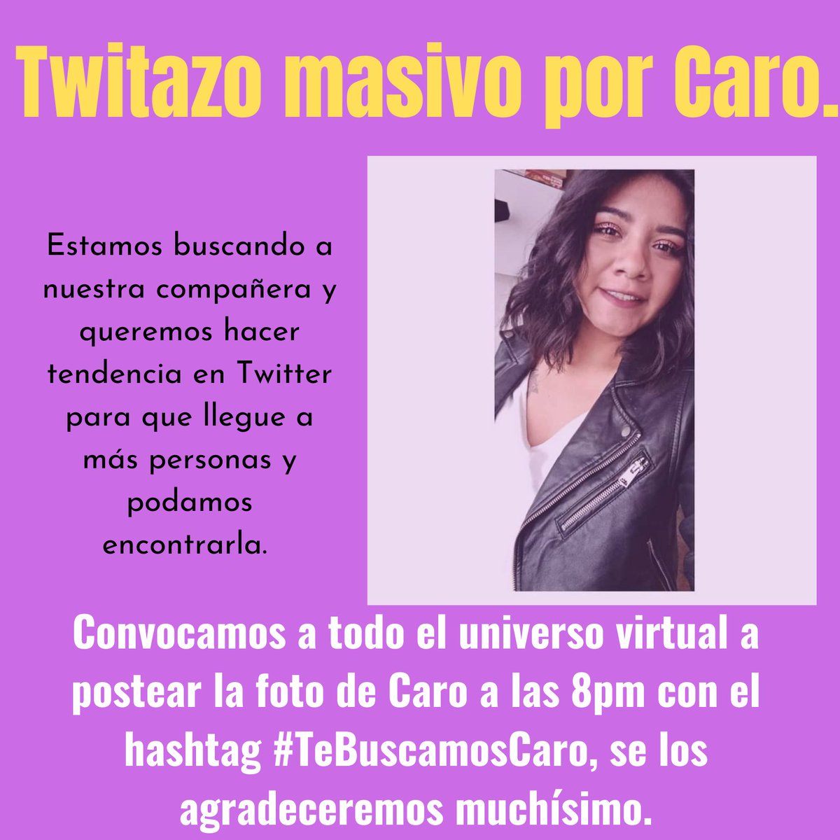 m_chavoya's tweet photo. Alumna de la licenciatura en Historia. Exalumna mía, crítica, sensible, de excelencia. #TeBuscamosCaro https://t.co/8JfydDYUJ8
