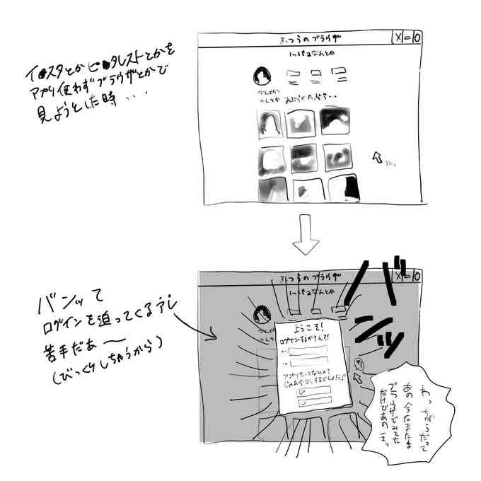 びっくりしちゃうので苦手なことです 