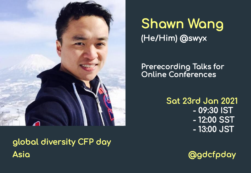 Global Diversity CFP tweet media