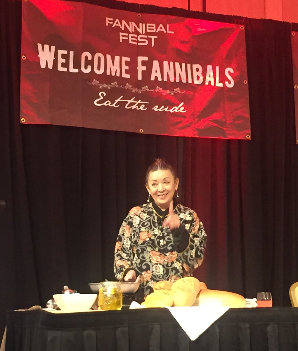 grimalkin68's tweet photo. @BetsyTweeter @FeedingHannibal Wonderful breakfast! Miss you and #FFT2018! πππ https://t.co/SFUSgQkoX1