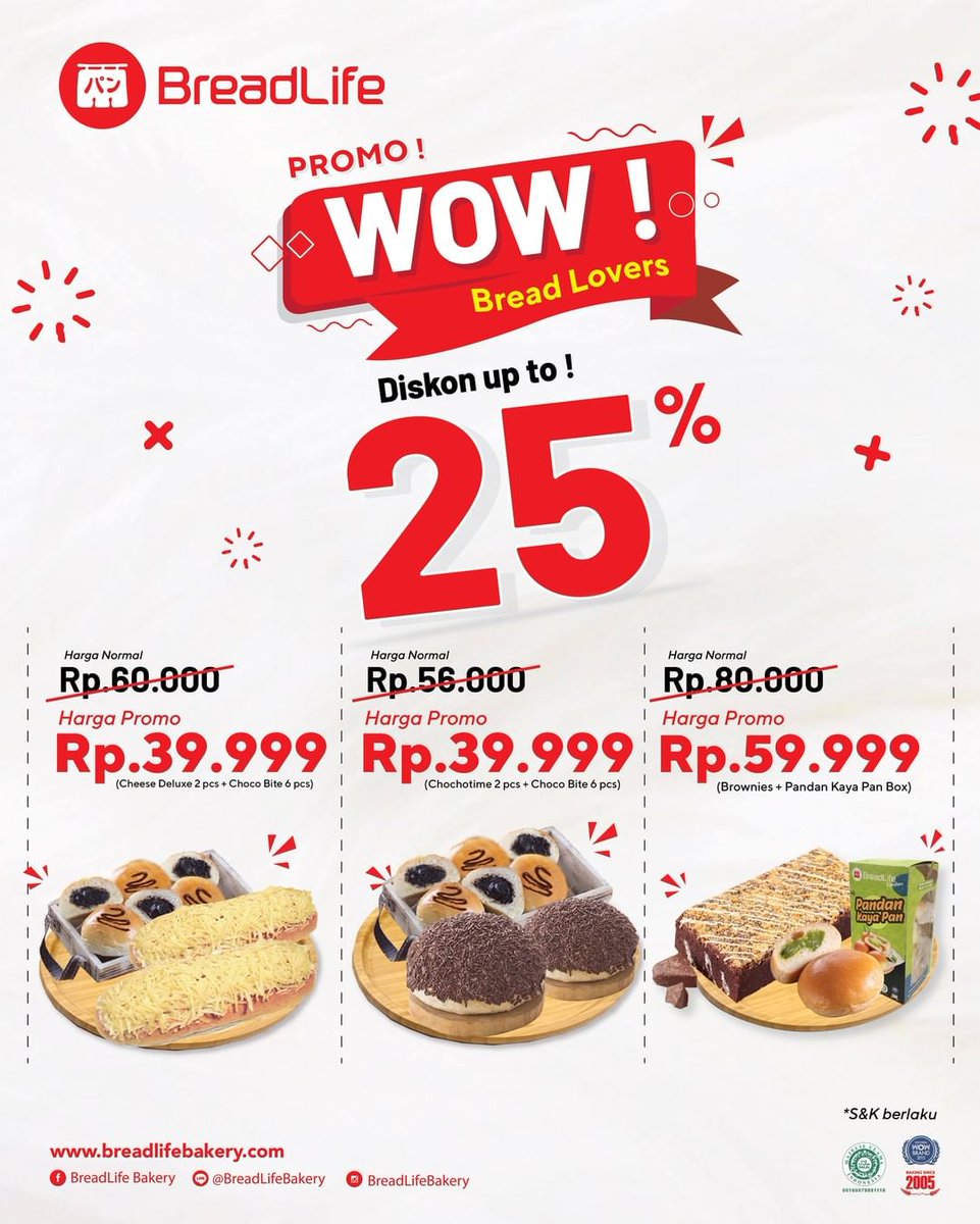 katalogpromosi's tweet photo. PROMO BREADLIFE TERBARU - PAKET ROTI PILIHAN HEMAT hingga 25% | Lihat promo lengkapnya di sini yah > https://t.co/ocbzfyRgN1
#breadlife #promobreadlife #promo #diskon https://t.co/pW5pBmnzWw
