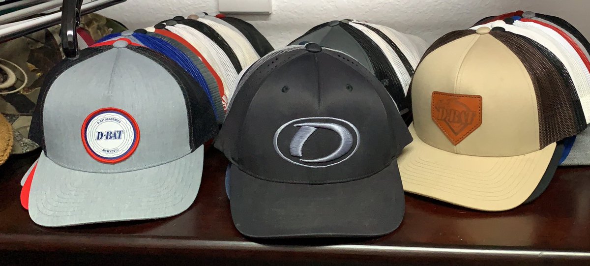 Which hat do you wear the most?  #NationalHatDay #dbatmp #baseball #softball #soccer #parents #players #fans