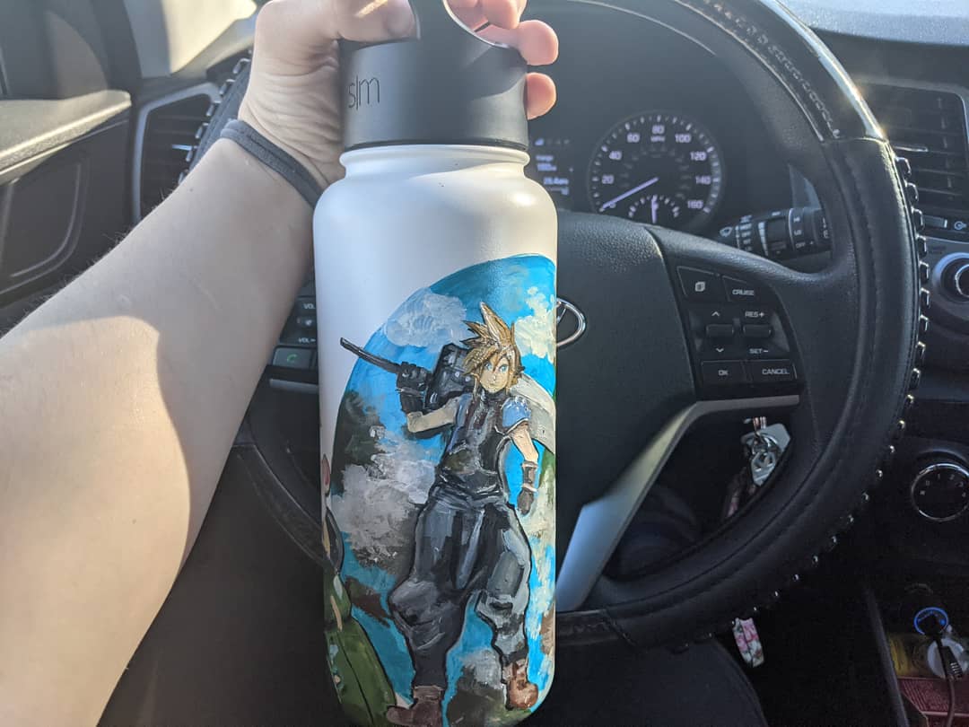 pineSOUL5's tweet photo. Multi-game themed hydroflasks commission 

#artistsontwitter #hydroflask #customhydroflask https://t.co/8y6wQxrhF6