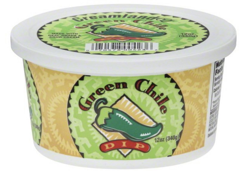 cvehar's tweet photo. @deanfoods hey, what’s a girl need to do to get Creamland Green Chile Dip in Texas? We’re suffering out here without it. https://t.co/NkOhnEhoFE