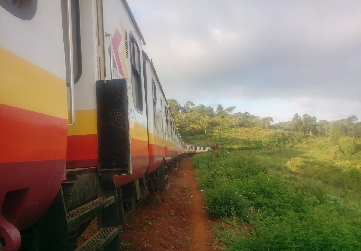 The place where we are stuck is 2km from Kiganjo. A very scenic village