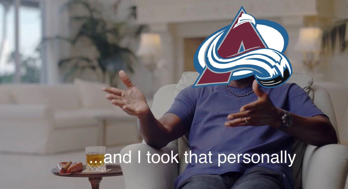 MaKarGoat's tweet photo. @NHL @Avalanche Avs after that first loss https://t.co/ICvAOe6H8o