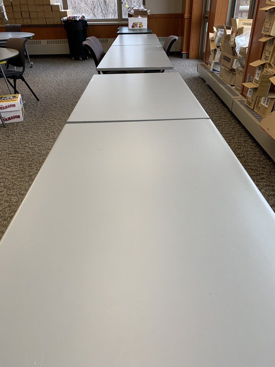 ScienceWPS1's tweet photo. #Day10 #emptytables #packedandready https://t.co/DcB4lZ8bVU