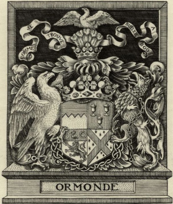The falcon Anne adopted derived from the Butler crest & the Earldom of Ormonde. Thomas Boleyn had been recognised as the heir in 1529. Thomas’ claim had been made through his mother, Lady Margaret Butler: the co-heiress of Thomas Butler, the 7th Earl.