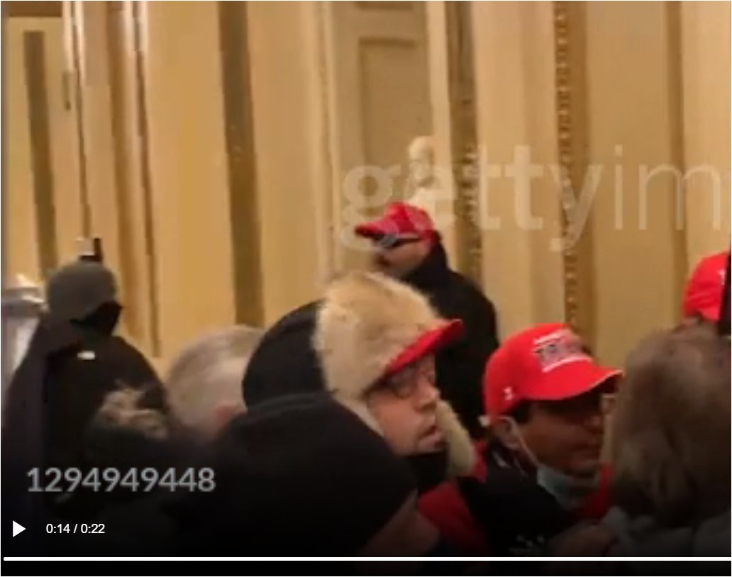 new sighting of Furcap Guy at 0:14 here  https://www.gettyimages.com.au/detail/video/trump-supporters-have-occupied-the-united-states-capitol-news-footage/1294949448. Will try to synchronize with JaydenX/Resistance timescales right now.