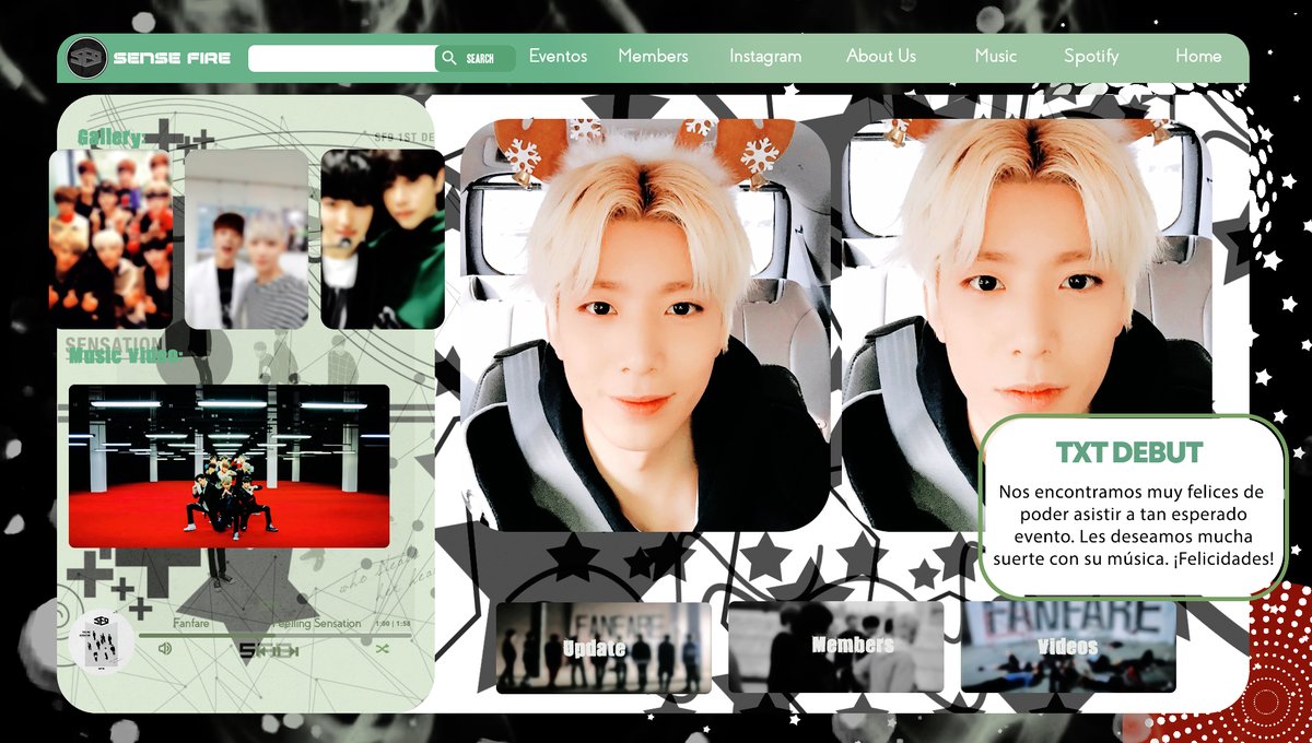 SenseFire9_twt's tweet photo. ㅤㅤ.ㅤ🔥 .ㅤ,, ᥱvᥱn𝐭𝐬.' 𝕤𝕗 ; 𝟬𝟵ㅤ¿ㅤt ★ ╱ bᥱ s ( ǝ ). nsᥲtionㅤ_/ #RunAwayWithUs + #TXTDebut
Mandamos al demonio del grupo a presenciar el debut de estos talentosos chicos, ¡mucha suerte esta noche y con su carrera musical! https://t.co/lOq2Zt9VzB
