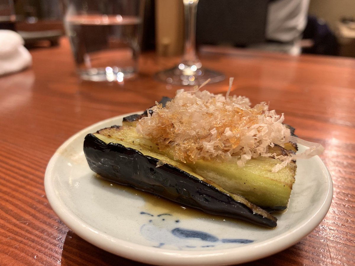 TastySeeker's tweet image. Egg plant in Japanese way🙆‍♀️

#japanfood #veggie #fishflakes