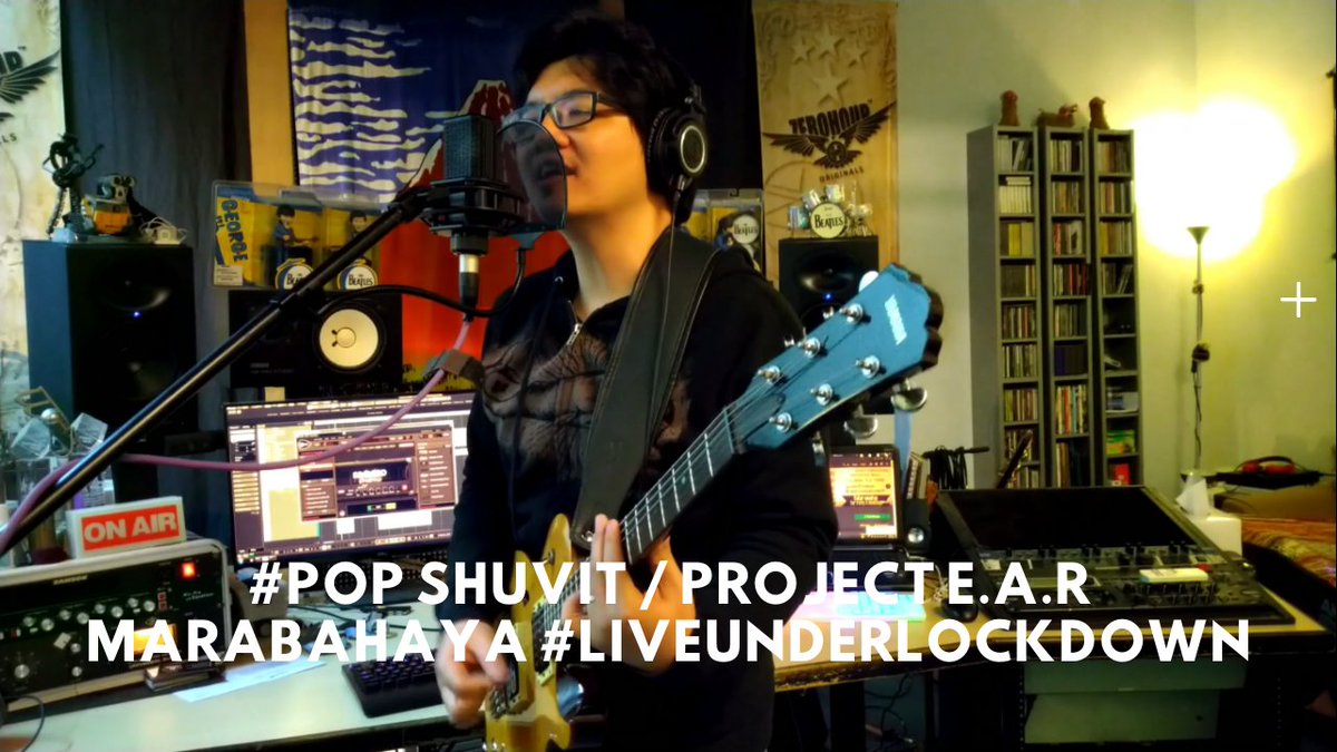 Mixboy2105's tweet photo. [VIDEO] Good morning folks. Since it's #MCO once again. Here's me &amp; my bandmates from a video last year performing an old favorite 

#Marabahaya #ProjectEAR #Studio2105 #DirectAccess #MixStream 

https://t.co/N5RZVPl76a https://t.co/DcSbZ7H98U