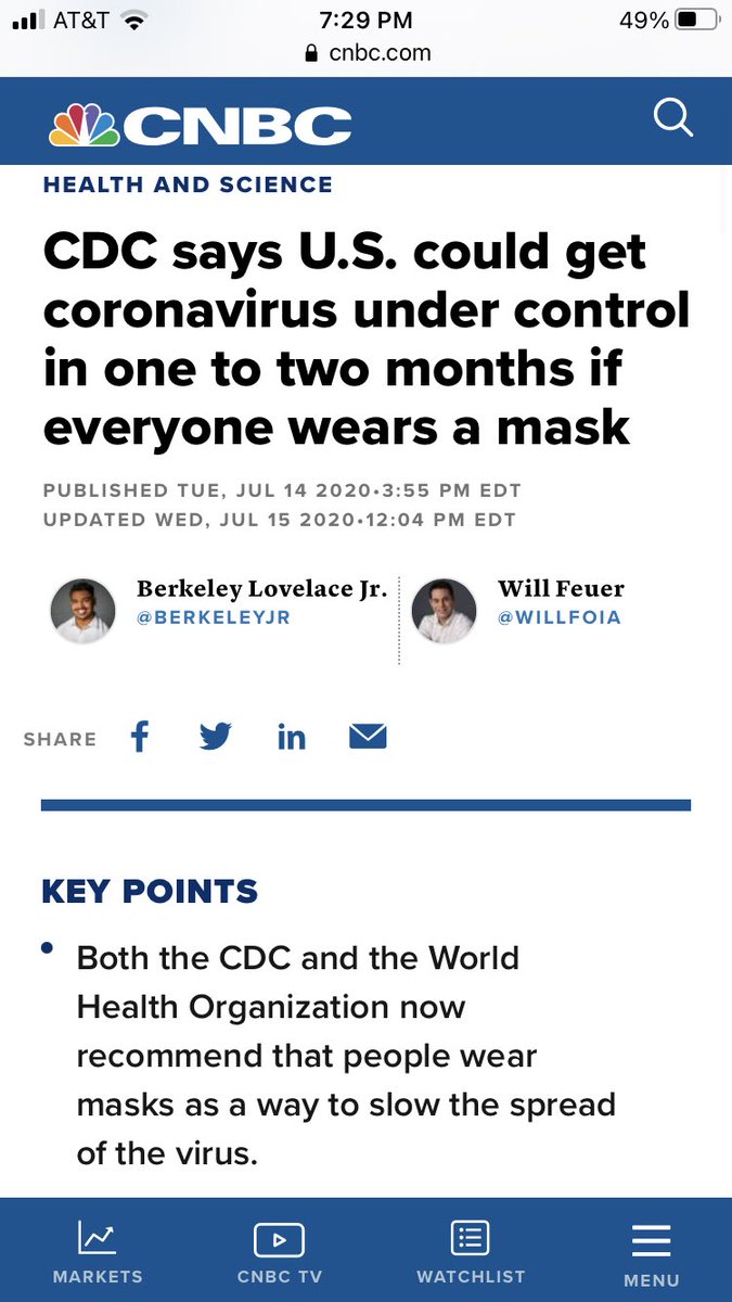 AlexBerenson's tweet photo. Obviously they meant if everyone wears TWO masks https://t.co/o5LUaHbsRQ