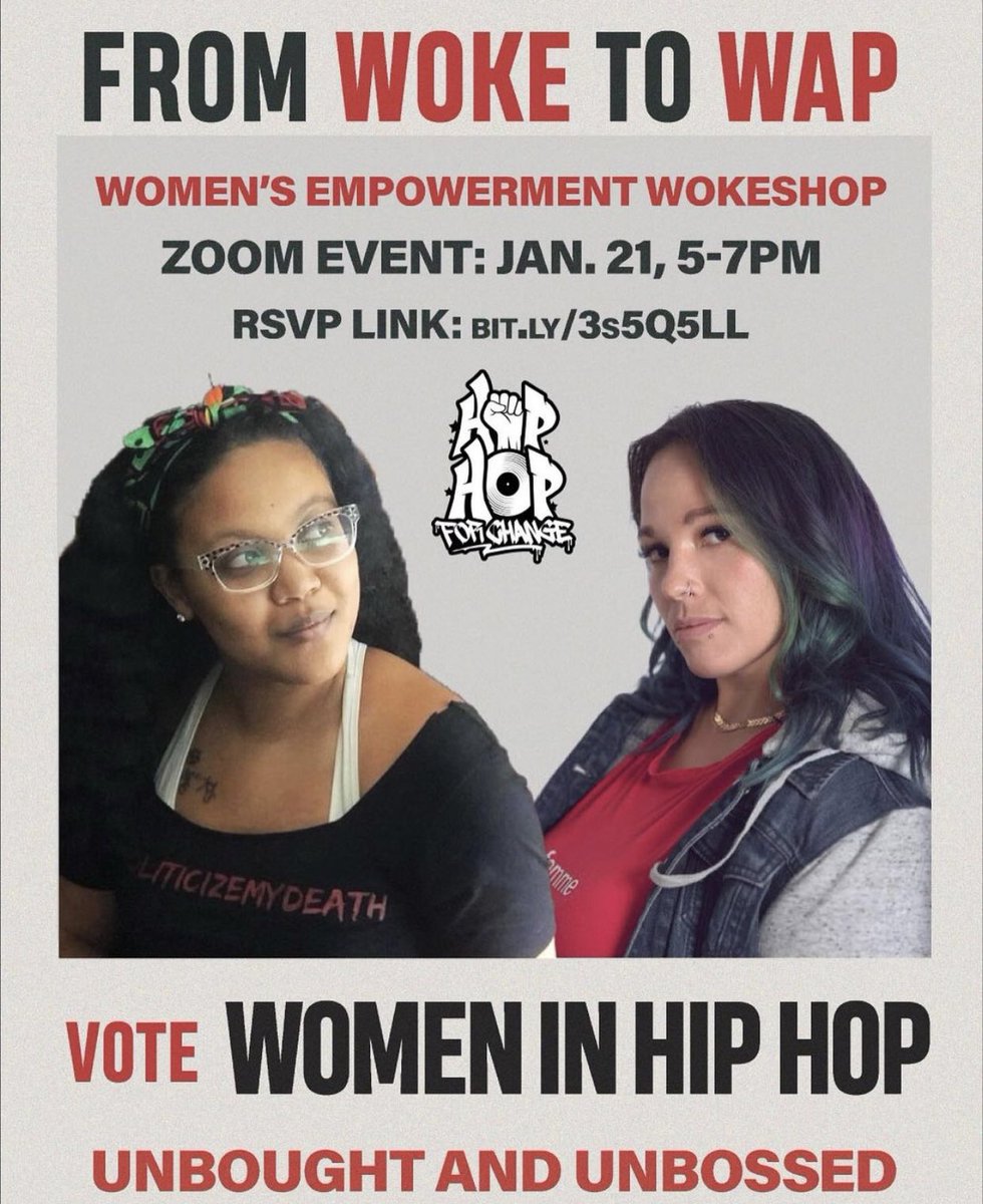 Jan 21st 5-7pm • Women’s empowerment workshop •