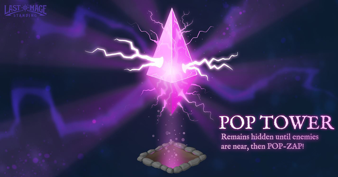 LastMageGame's tweet photo. These crystals are of mysterious origin, pried from a millennia-old statue of the Queen of the Storm Giants.  They are rare treasures that must be treated with respect, or else--ZAP!#lastmagestanding #poptower #unity3d #multiplayergaming #shootergames #mobilegames #comingsoon https://t.co/yXu1gB24EK